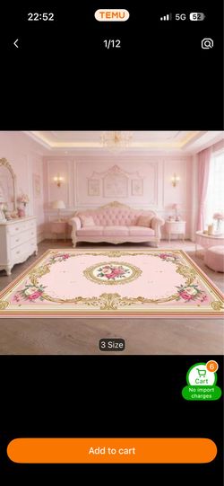 Pink Rug (Brand new!)
