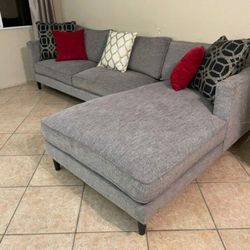 Grey Sectional Couch from Living Spaces