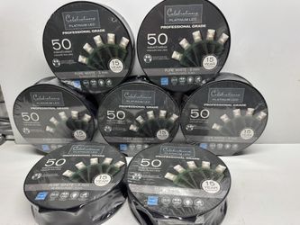 New Celebrations LED Pure White 5mm Lights. (7) Sets Available. $7 A Set. Must Pick Up