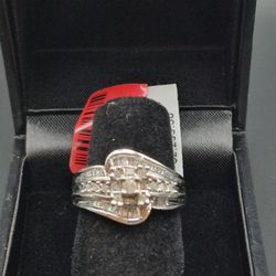 10kt Whitegold Diamond Bridal Ring