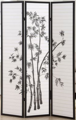 In Box - 3-Panel Oriental Shoji Room Divider Screen