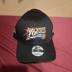 New Era 76ers 9TWENTY Adjustable Cap