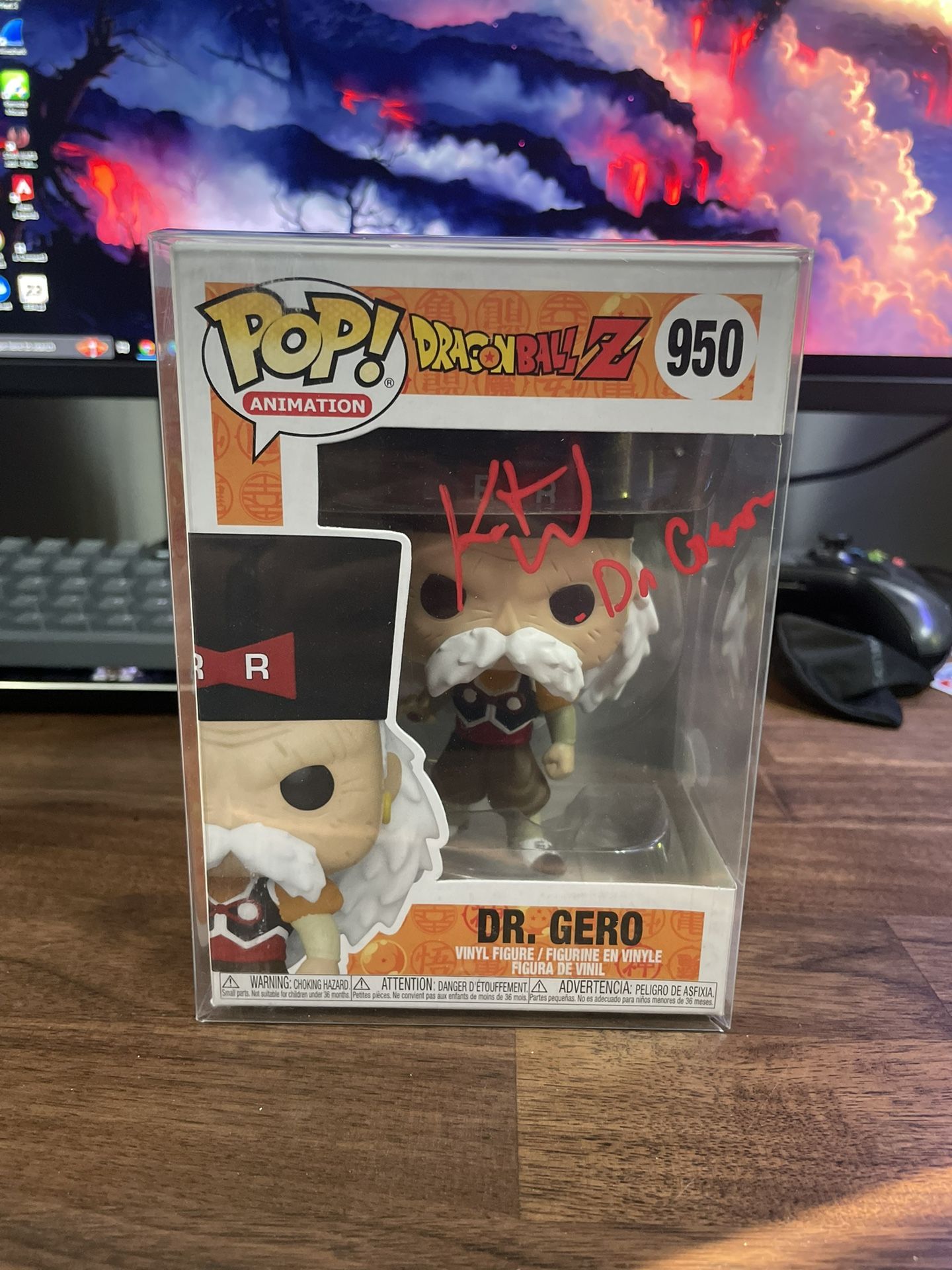 Dr. Gero Signed Funko Pop!