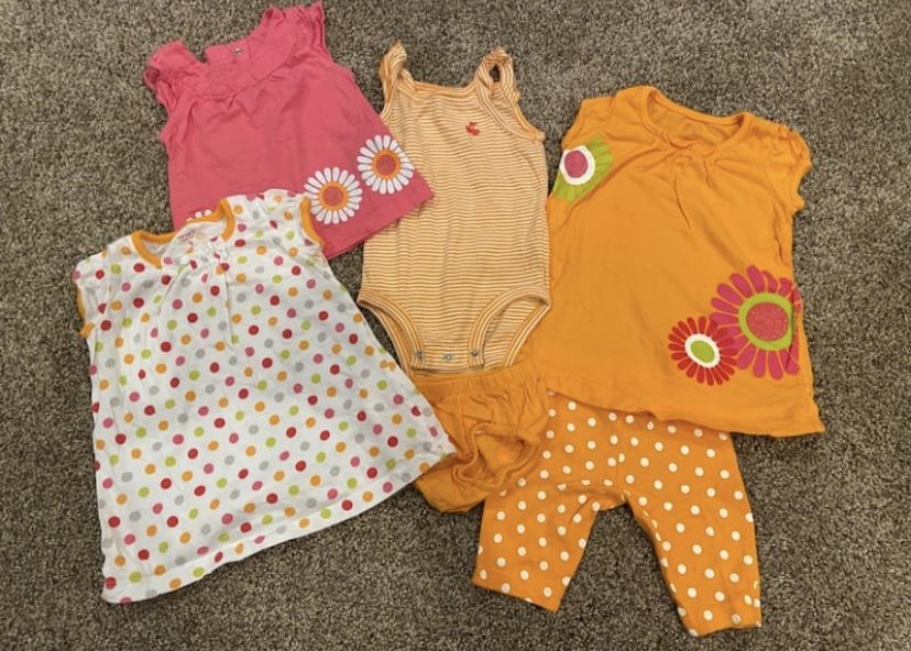 Baby Girl 9 mth mix and match lot