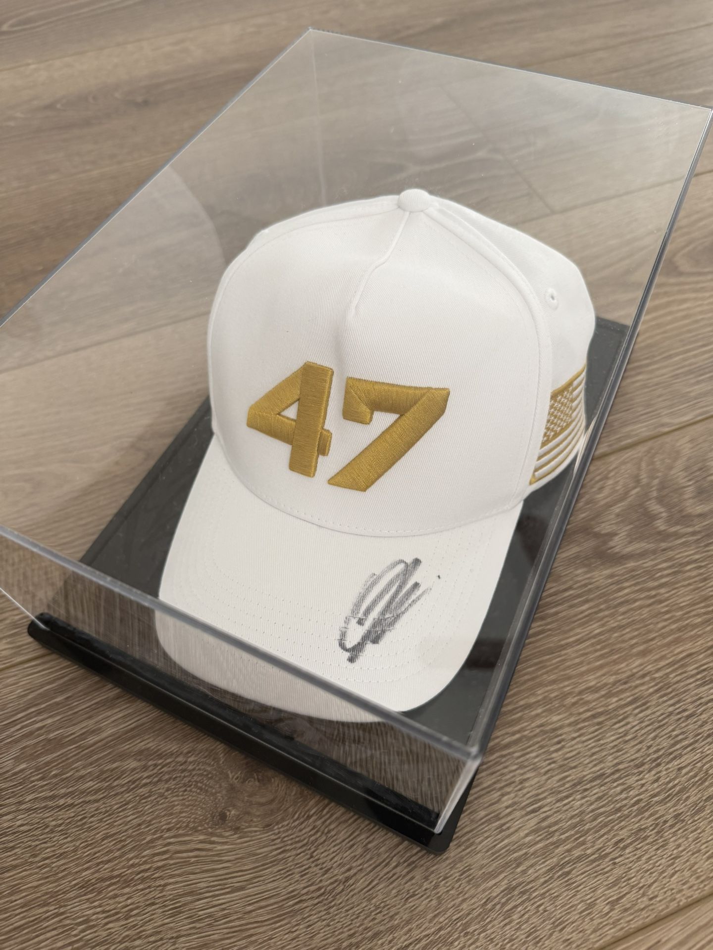 Charlie Kirk Signed 47 Hat