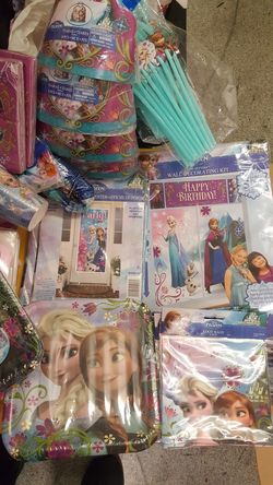 Disney Frozen clearance Party Sale $1.50/$2/$3