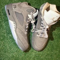 Jordan 5 Wolf Grey Size 10