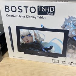 Bosto 16HD Creative Stylus Display Tablet