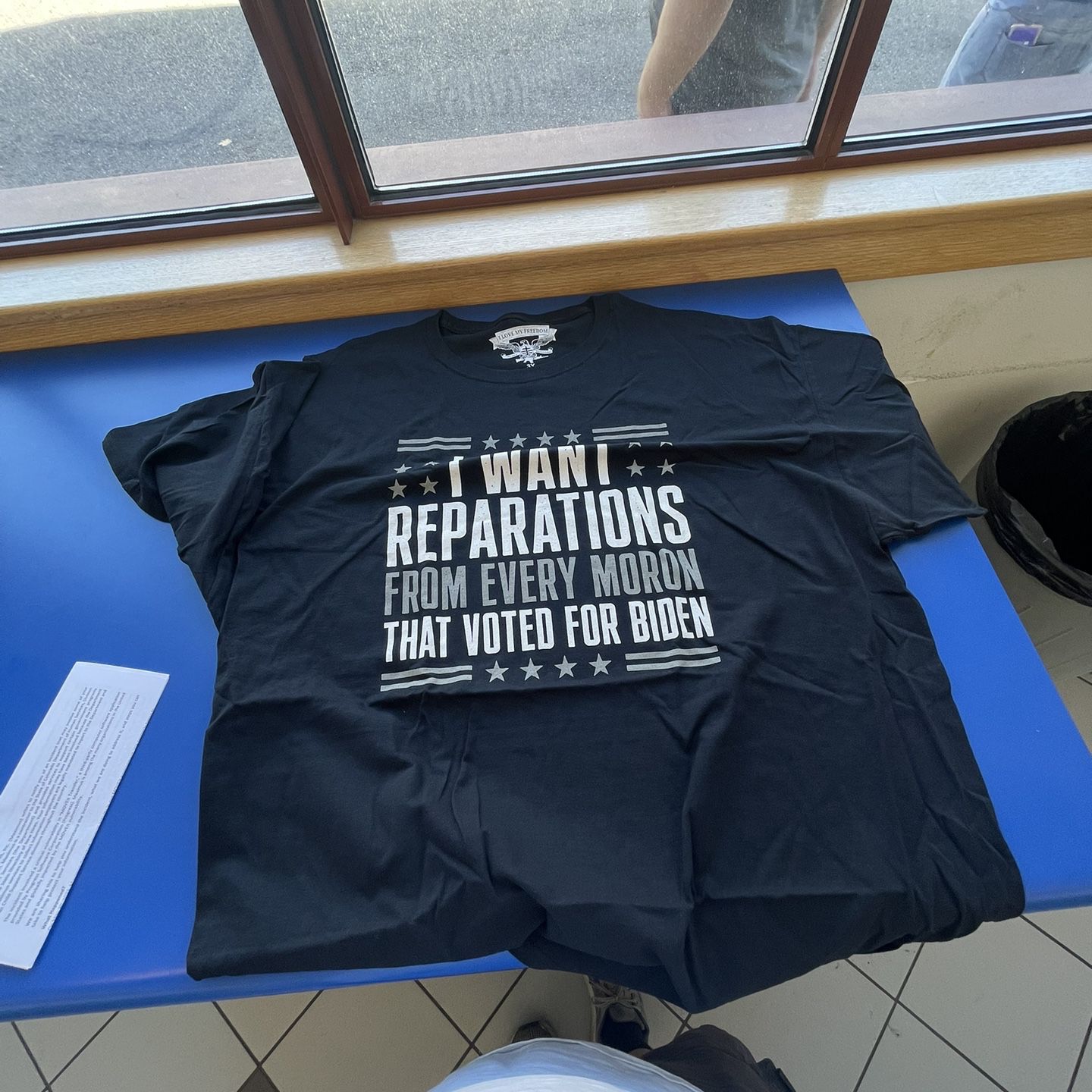 Black 3XL T-Shirt “Reparations”