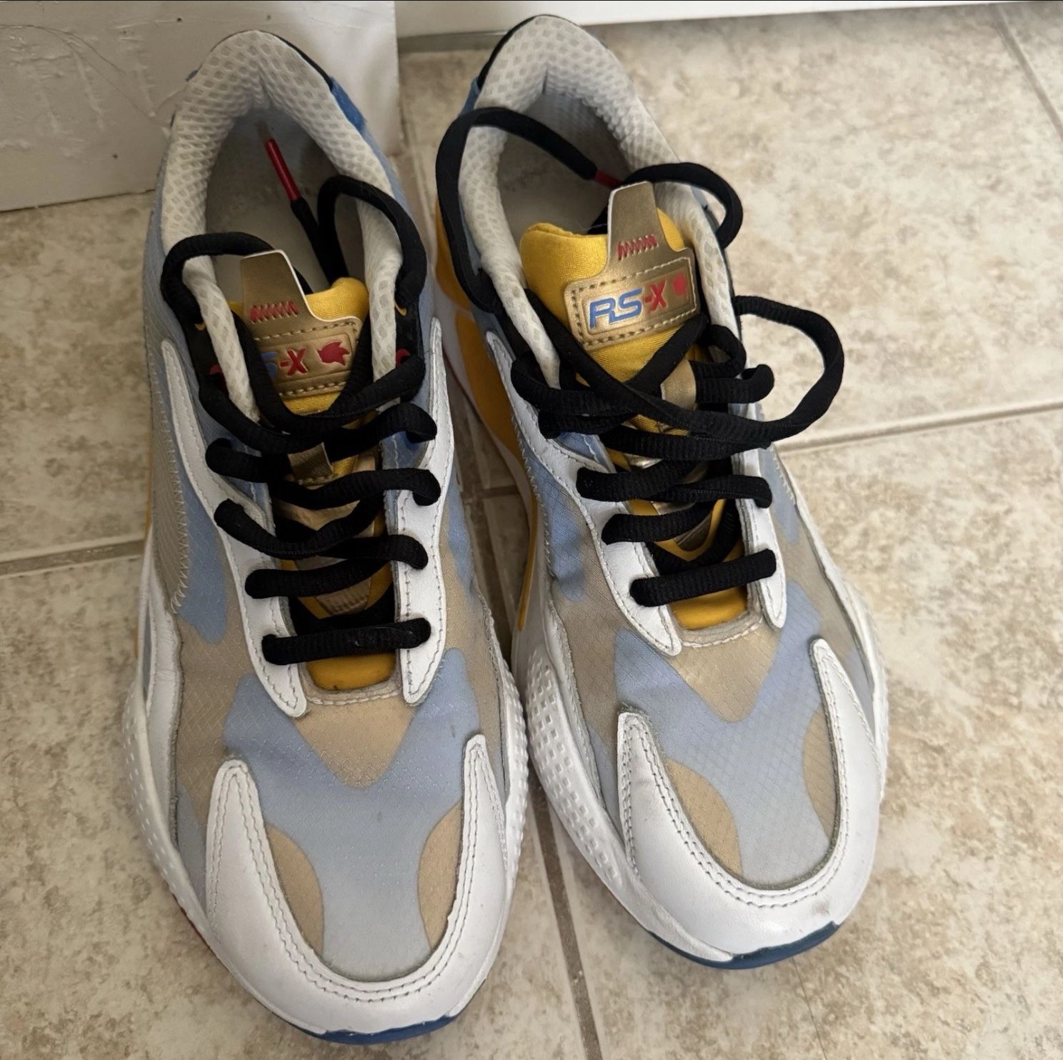 PUMA x Sonic RS-X3 Golden Rod Mens Shoes Size 10 2020 SEGA