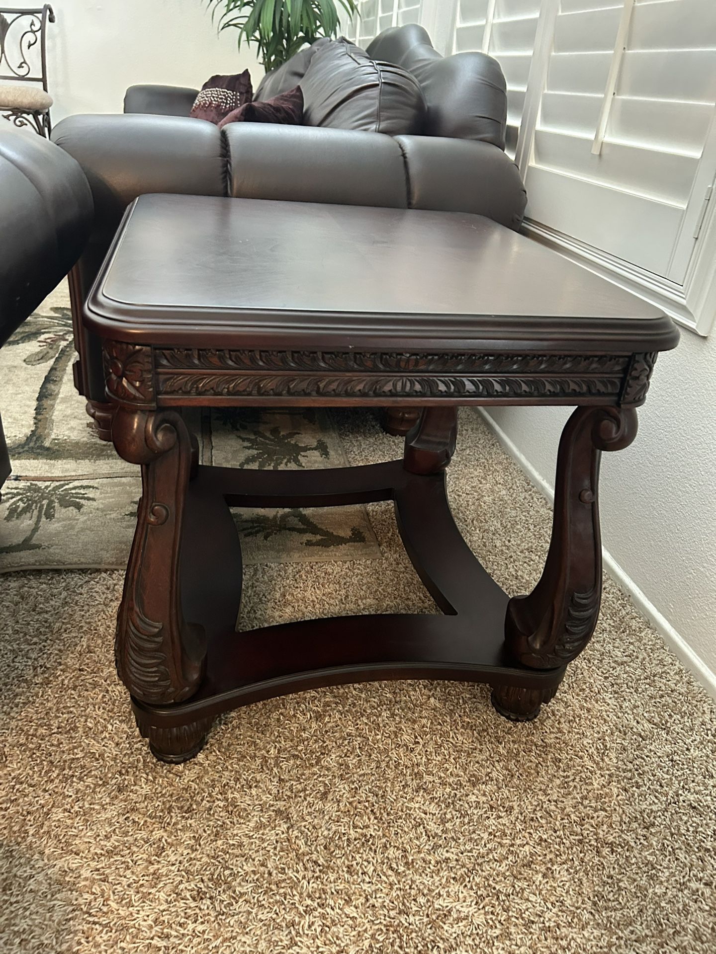 Brown Formal Coffee Table