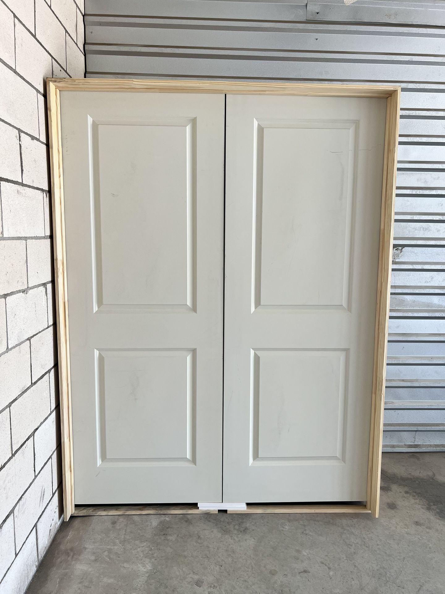 Puertas Dobles 60”48”54”X80” Nuevas Para Closet $200 Cada Una Cash Firme
