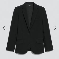 Theory, STAPLE BLAZER B,8, Black Modern Crepe 