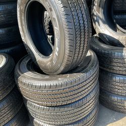 255/70/17/  brigestone semi new four tires $300