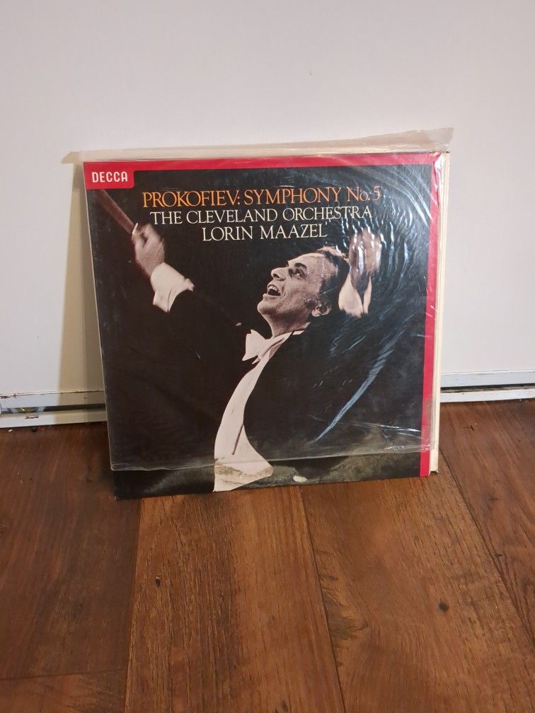Record; Prokofiev: Symphony No. 5 The Cleveland Orchestra Lorin Maazel