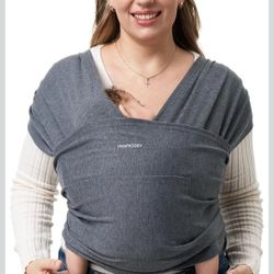 Grey Momcozy Baby Wrap Carrier 