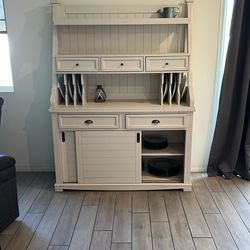 Beautiful Kitchen Farmhouse Buffet with Matching Dining Room Table.