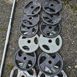 Weights 1" And Barbell 