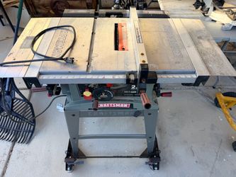 Craftsman 10” Table Saw with Rolling Stand