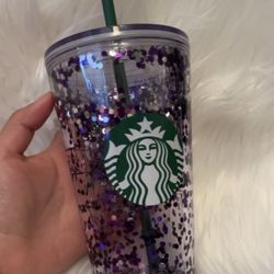Starbucks Cup Glitter Globe