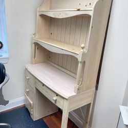 Desk And Top Shelf Combo