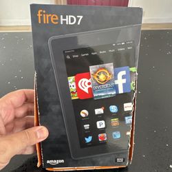 Amazon Fire HD 7 Tablet New in Box  Brand new Amazon Fire HD 7 tablet in original box. Never u