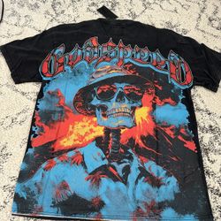 Godspeed “volcano Skeleton” Tshirt