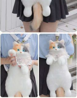 Cat Shaped Backpack