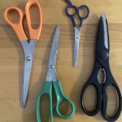 4- Pairs Of Scissors 