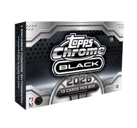 2026 Topps Chrome Black NBA Hobby Box