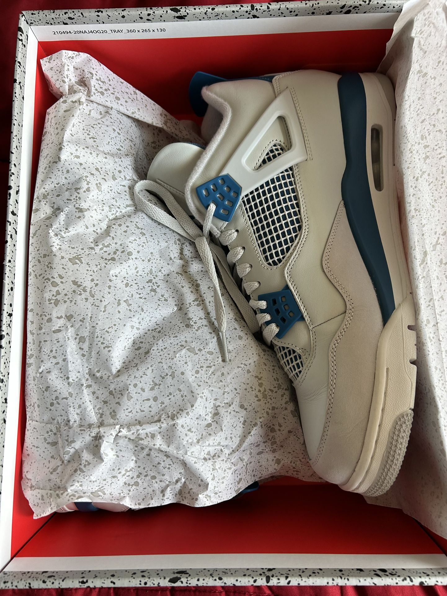 Jordan 4 Military Blue Size 13