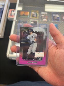 2025 Topps Update Series - Night Terrors Aaron Judge #NT-1 Pink Foil