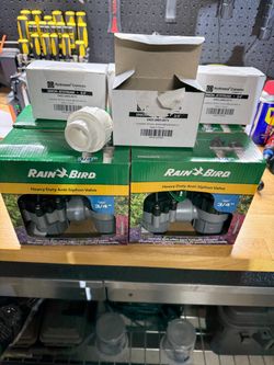 Sprinkler station valves and pipe fittings