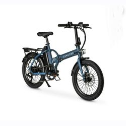 Concord 20" Urbanfold Electric Folding Bike, 36V, Class 2, Blue, Fits Riders 411"- 62", , Adult, Unisex