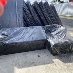 Black Sectional Sofa - Sillones Nuevos 