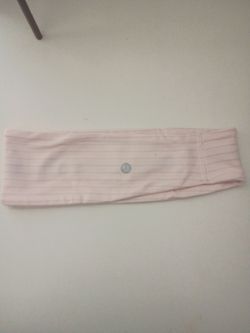 Lululemon pink headband