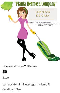 Limpieza de casa y oficina