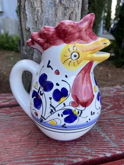  Small Vintage Italian Pottery Pitcher / Jug 