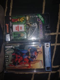 Superman spiderman #1 cgc & Spawn