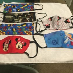 Masks For Children. Preschoolers To First Grade.