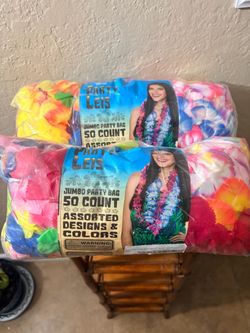 Assorted Party Leis brand new 100 count