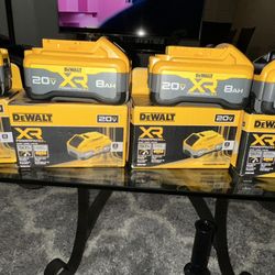 DEWALT 20-Volt MAX XR Lithium-Ion 8.0 Ah Battery Pack $130 each
