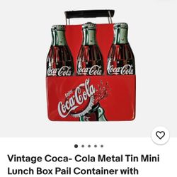Coca Cola Box Pail 
