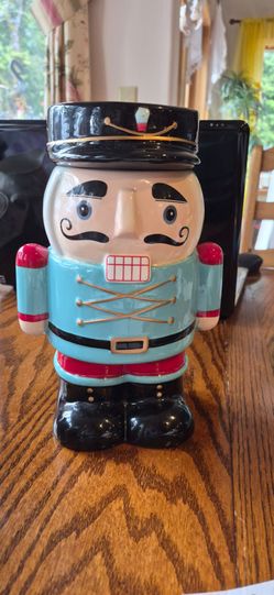 Ceramic Nutcracker Soldier Cookie Jar