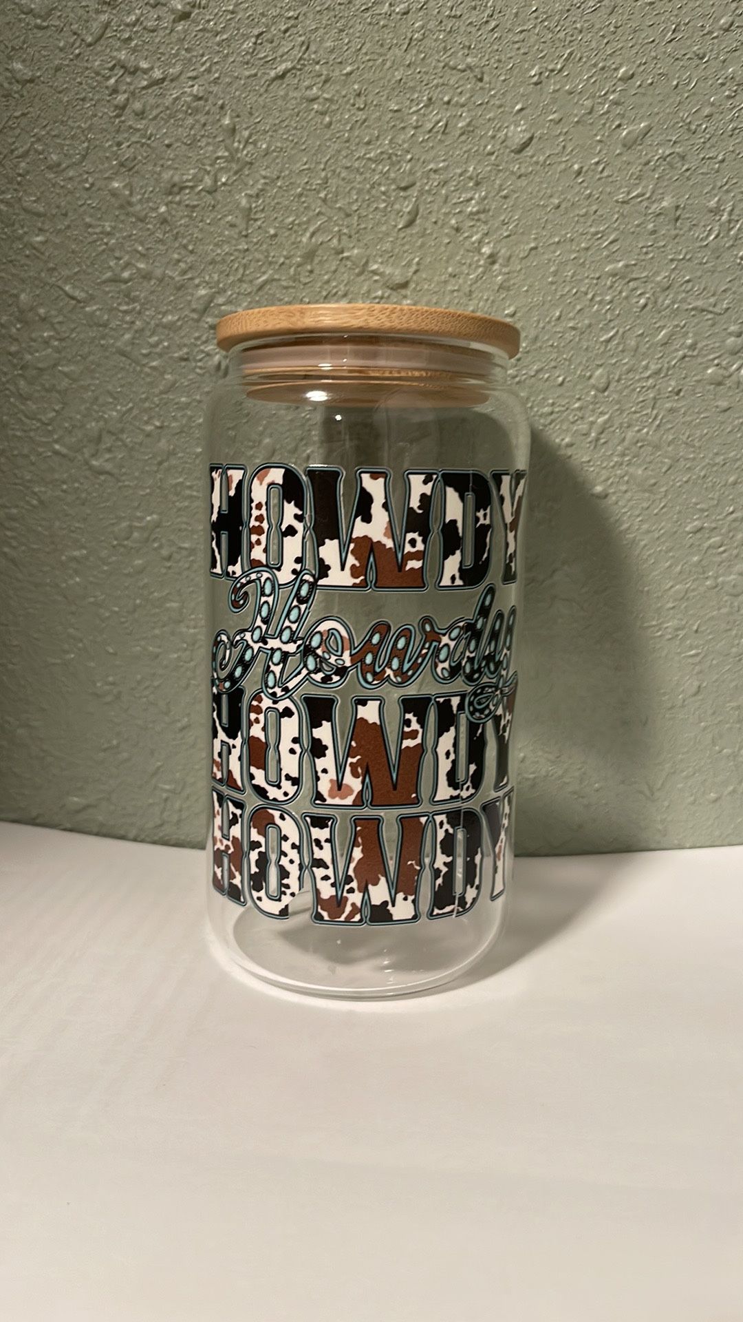 Howdy Glass Cup