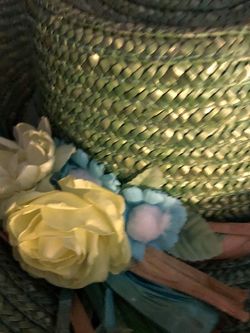 Green Straw Summer Hat