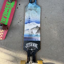 Sector 9 Board with Sidewinder Gulwing ii Trucks
