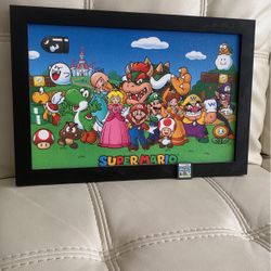 Super Mario Bros, Cuadro Y Nintendo DS Juego...