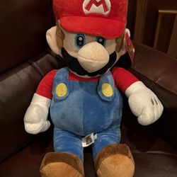 20" Giant Mario Bros Plushie Nintendo Doll Teddy bear 