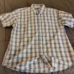 Men's Plus Size Button Down Shirt 